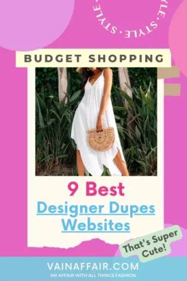 dupe shopper|the best designer dupes websites.